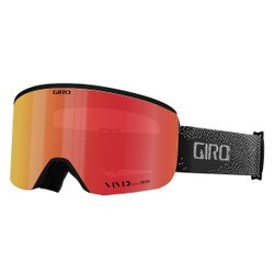 Giro Axis Goggle with Bonus Lens in Black and White Bit Tone with Vivid Ember